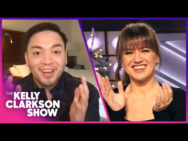 'The Voice' Winner Sofronio Vasquez FREAKS Out Meeting Kelly Clarkson!