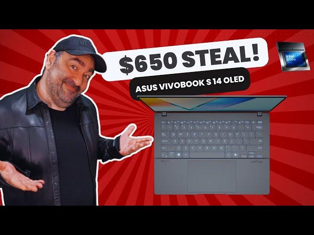 Asus Vivobook S 14 OLED (Core Ultra 5 226V) - A DOWNRIGHT STEAL AT $650