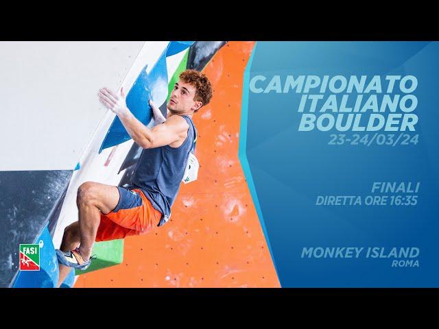 Campionato Italiano Boulder 2024 - Monkey Island Roma - FINALI