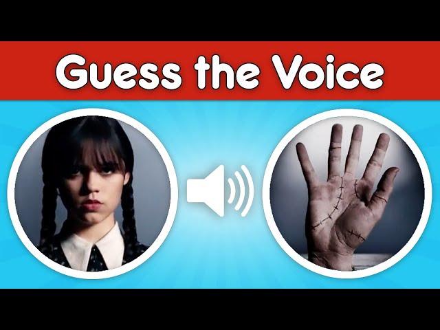 Guess the Wednesday Character by their Voice, Eyes & Mouth  | Wednesday Quiz