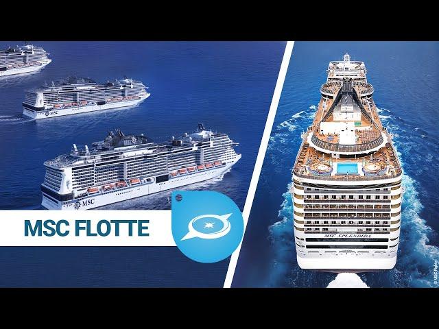 MSC Flotte: lernen Sie die Kreuzfahrtschiffe kennen