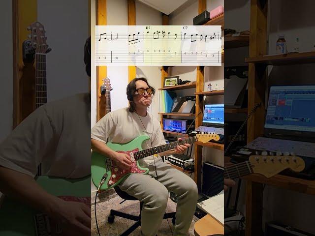 G mixolydian blues licks 2 + b3(blue note) #blues #Guitar