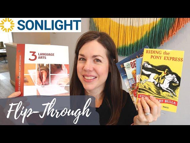 Sonlight Language Arts Level 3 Flip-Through II Instructors Guide, Student Sheets & Readers