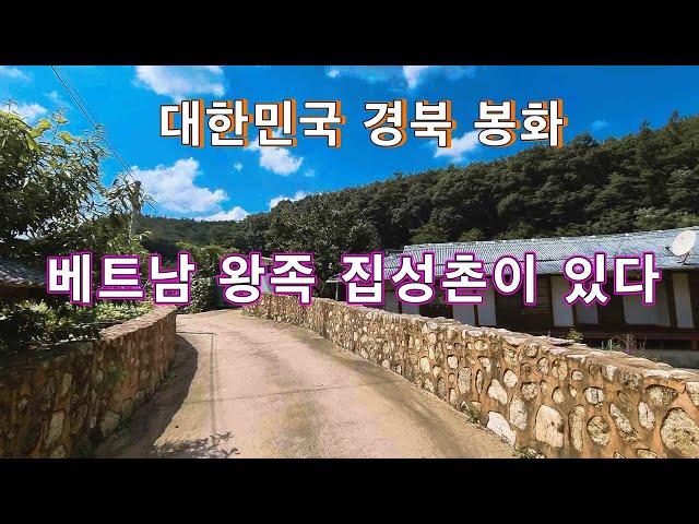 대한민국에 봉화 베트남 왕손의 집성촌이 있다는 것을 아십니까//  Ở Hàn Quốc có làng tập kết hoàng tộc Việt Nam  //자동차여행