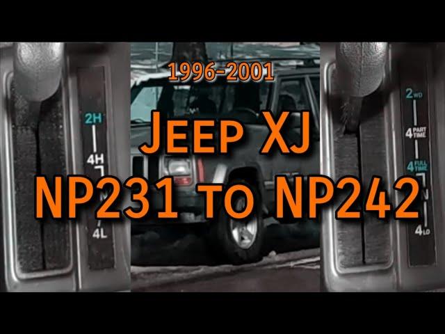 Jeep Cherokee - All Wheel Drive Swap, 4x4 to AWD [NP231 to NP242] ['96-'01 XJ] Transfer Case Upgrade