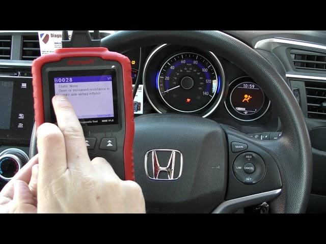 New Honda Tool - iCarsoft MHM V1.0 Honda SRS Airbag Light Reset Diagnose Demo Review B0028 fault