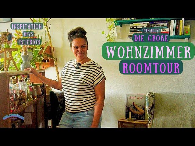 WOHNZIMMER ROOMTOUR | Gallery Wall, Bücherregal, Accent Wall, DIYs uvm