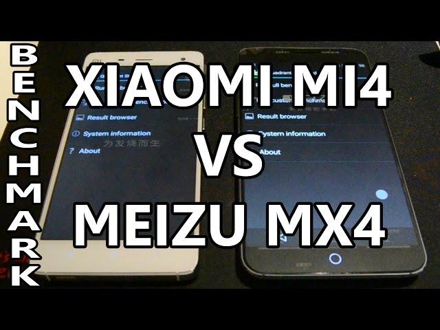 Xiaomi Mi4 Vs Meizu Mx4 TEST DE RENDIMIENTO