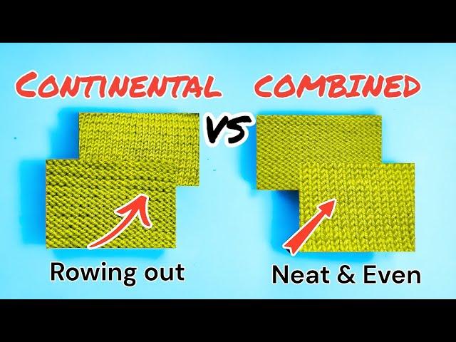 Fix Untidy Tension with Combination Knitting |Tip Jar Tutorial