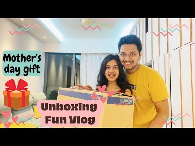 Funny Unboxing Tamil vlog Mother's day gift to Sanghavi Emotional *Gift from my first salary*