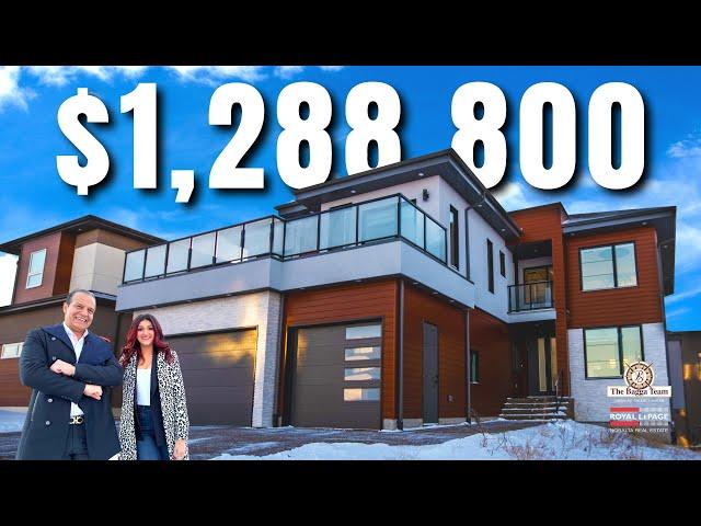 Inside a $1,288,800 MANSION in Edmonton, Canada!! | The Bagga Team MANSION HOUSE TOUR