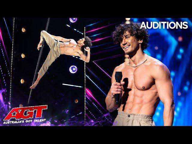 POWERFUL performance from Ukrainian aerialist Oleg | Australia's Got Talent 2022