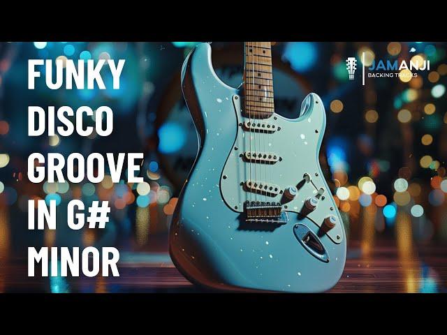 Funky DISCO Groove Backing Track in G# Minor