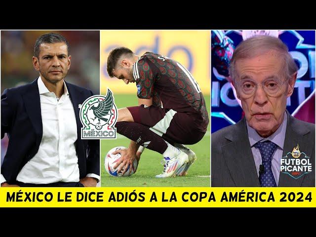 MÉXICO es ELIMINADO de la COPA AMÉRICA 2024 en POLÉMICO EMPATE SIN GOLES vs ECUADOR | Futbol Picante