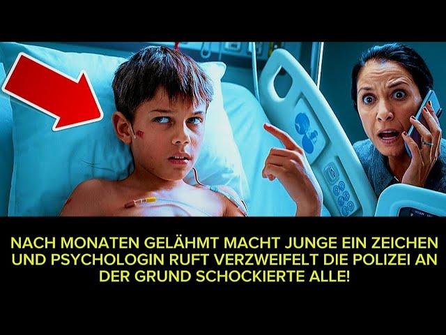 NACH MONATEN gelähmt macht Junge ein Zeichenund Frau ruft verzweifelt die Polizei an