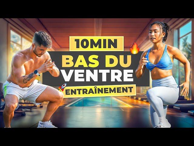 10 Minutes pour Brûler le Gras du Bas du Ventre : Entraînement Maison Efficace !