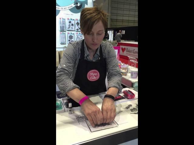 Stamp a Cake demo with Anna Maria