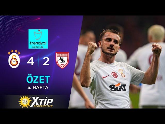 MERKUR BETS | Galatasaray (4-2) Y. Samsunspor - Highlights/Özet | Trendyol Süper Lig - 2023/24