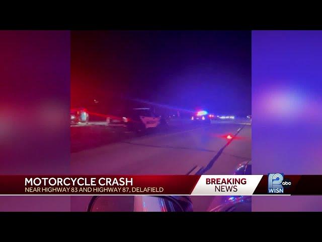 Man dies in motorcycle crash on I-94 in Waukesha County