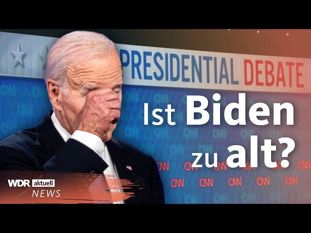 TV-Duell: Trump lässt Biden vor den Wahlen in den USA alt aussehen  | WDR aktuell