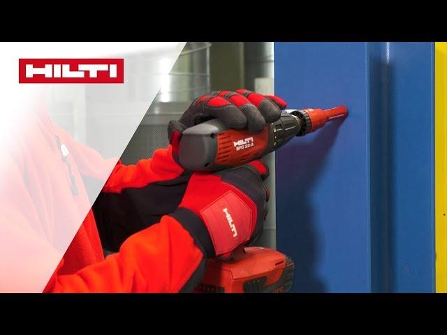 ANLEITUNG zur Mehrzweckbefestigungen mit dem HILTI S-BT-MF Gewindebolzen