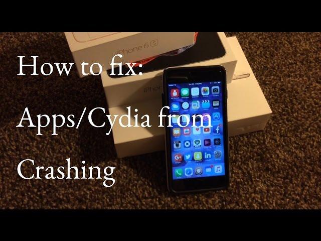 HOW TO: FIX CYDIA FROM CRASHING AFTER JAILBREAKING!