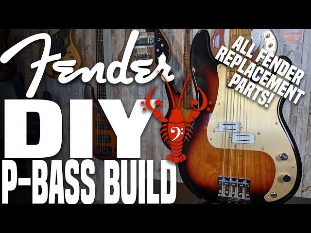 Let's BUILD a FENDER Precision Bass! DIY Fender replacement parts build! - LowEndLobster Builds