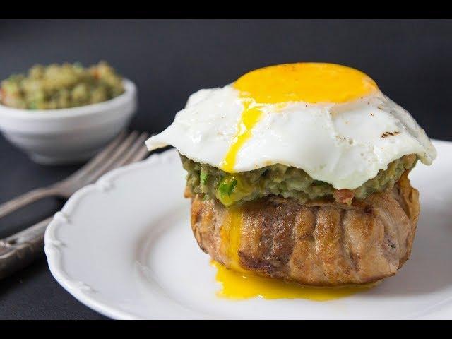 Keto Bacon Egg Guacamole Bunless Burger Low Carb Recipe