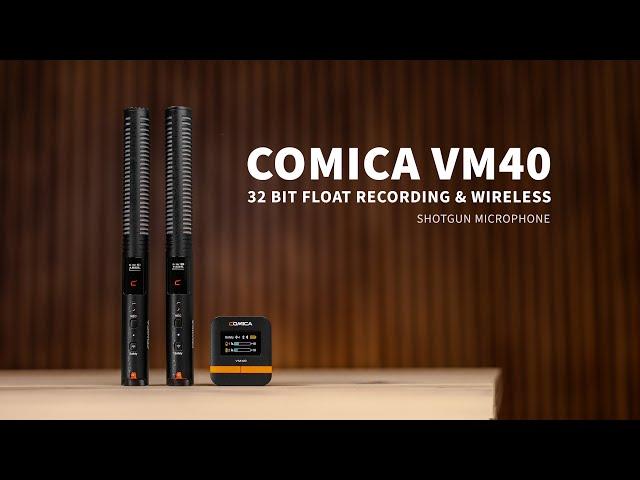 【Introducing】Comica VM40: Super Cardioid Dual-Channel Wireless Shotgun Microphone #comica #audio