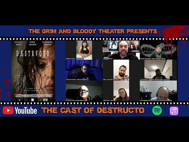 The Cast for the Mexican Horror Short Film Daestructo | The Grim and Bloody Theater