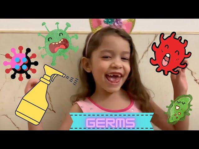 Celine Pretend Play Wash Your Hands Kids Story | Clean Hands Before Eating and After Playing