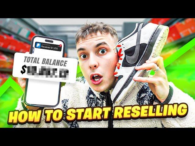 HOW TO START RESELLING SNEAKERS IN 2024