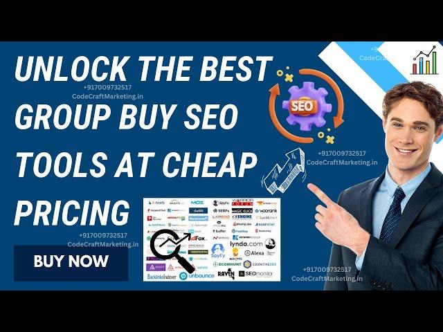 Unlock the Best Group Buy SEO Tools 2025 in 1 Minute! ⏱️ | Buy Now ️ CodeCraftMarketing.in