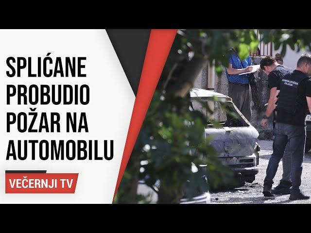 Splićane probudio požar na automobilu: Oštećena dva auta i fasada