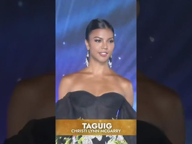 Christi McGarry during the Miss Universe Philippines Fashion Show #missuniversephilippines