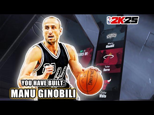 Best *PRIME* MANU GINOBILI Build on NBA 2K25