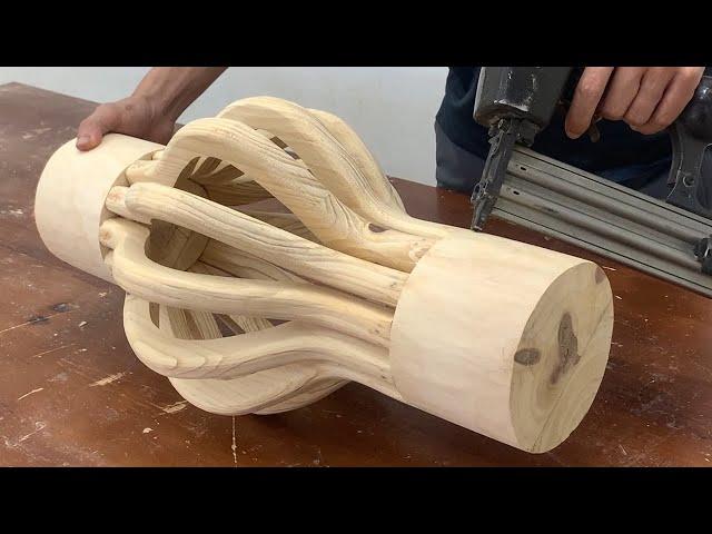 Skillful Carpentry Techniques Of Vietnamese Carpenters - Unique Design Ideas Very Fancy Round table