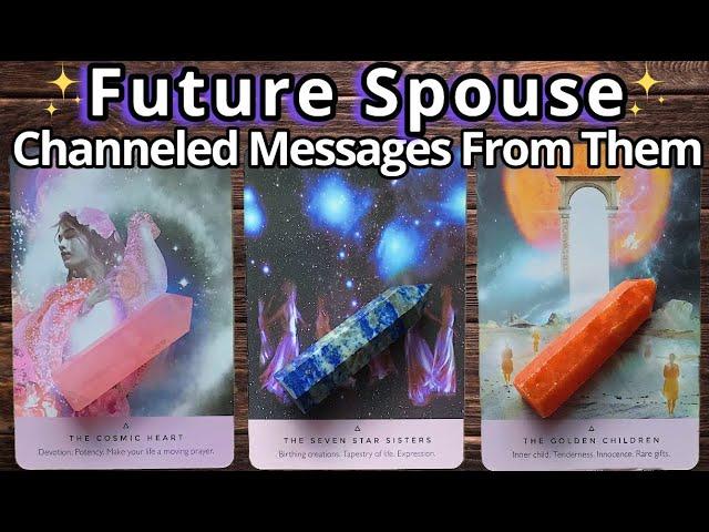 IMPORTANTCHANNELED MESSAGES FROM YOURFUTURE SPOUSE‼️ #pickacard Tarot Reading