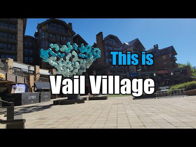 Vail Village Colorado Family Travel Video ( Vlog )