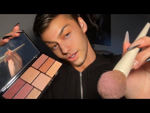 ASMR~ Boyfriend does your makeup (he’s obsessed with you) 