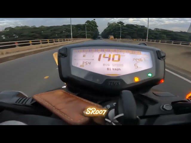 Apache 4v Control in top speed :) New video 2024 Apache rtr 160 4v