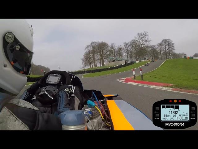 Cadwell Park Race 2 April 2018 Sam Moss #31 125 Open Superkart