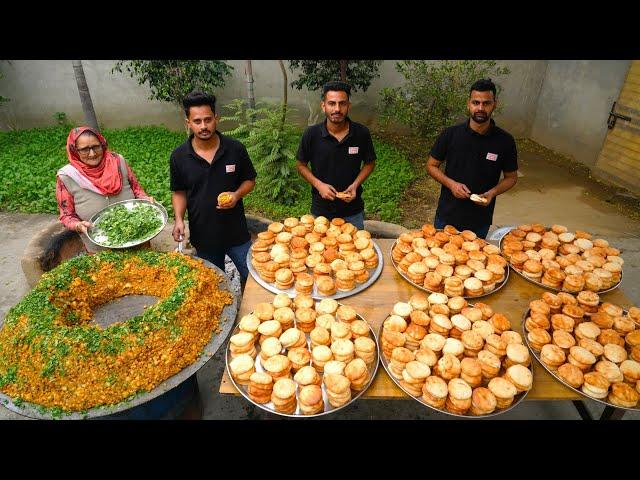 1000 Chole Kulche Prepared By Our Granny | Village Food | Indian Street Food | Veg Recipes