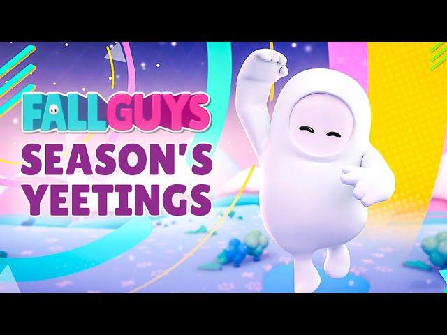 FALL GUYS - Playthrough No Commentary | Season's Yeetings All Rewards