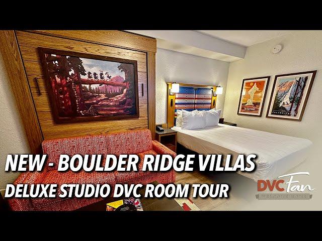 NEW Boulder Ridge Deluxe Studio Villa Tour - Disney’s Wilderness Lodge