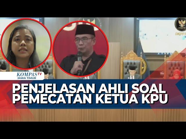 Implikasi dari Pemecatan Ketua KPU Hasyim Asy'ari, Ahli Hukum Tata Negara Beri Penjelasan!