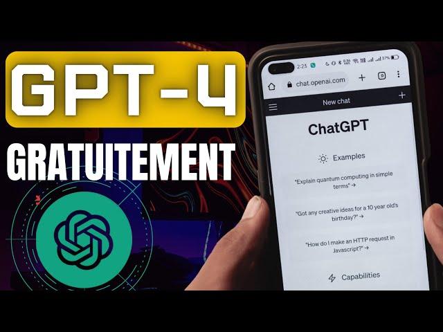 Le secret pour obtenir Chat GPT 4 gratuitement sur son téléphone