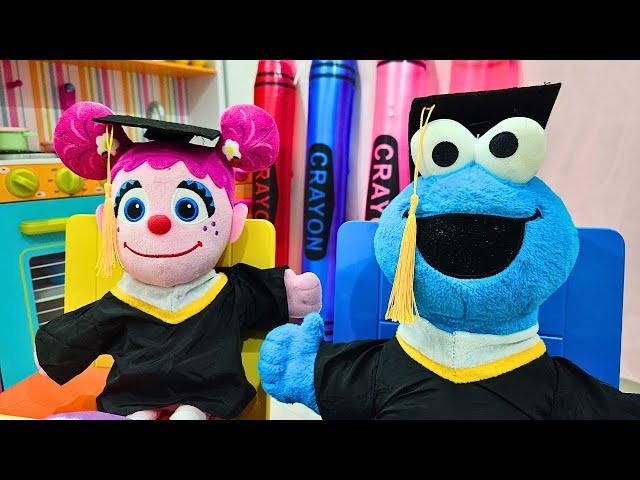 Best Sesame Street Graduation Party Video for Toddlers | Cookie Monster Abby Preschool Graduation