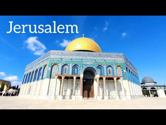 The Temple Mount in Jerusalem is a sacred site for Jews, Christians, and Muslims.