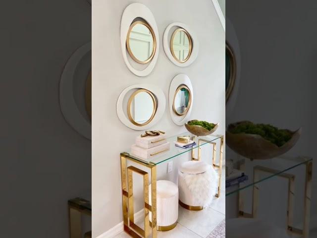White & Gold = Instant Upgrade! Modern, bold, and seriously stunning.